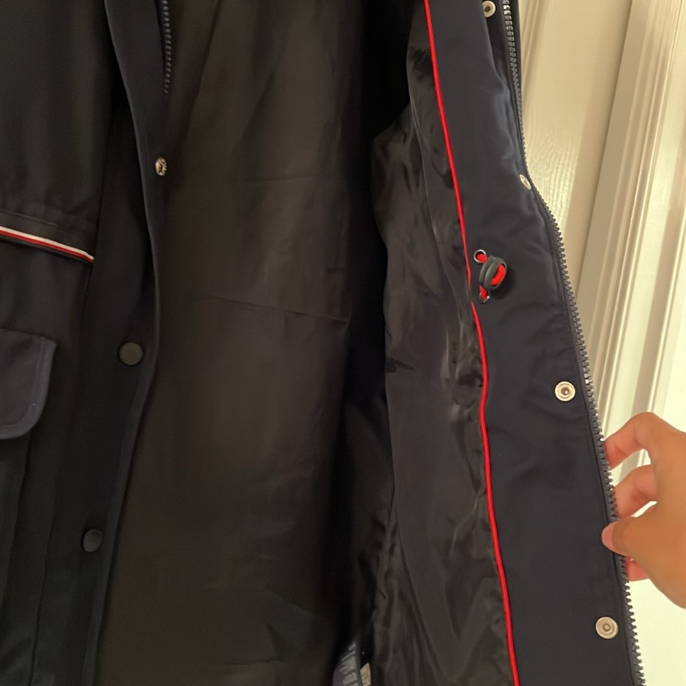Tommy Hilfiger Navy Utility Barn Hooded Jacket - Picture 4 of 11